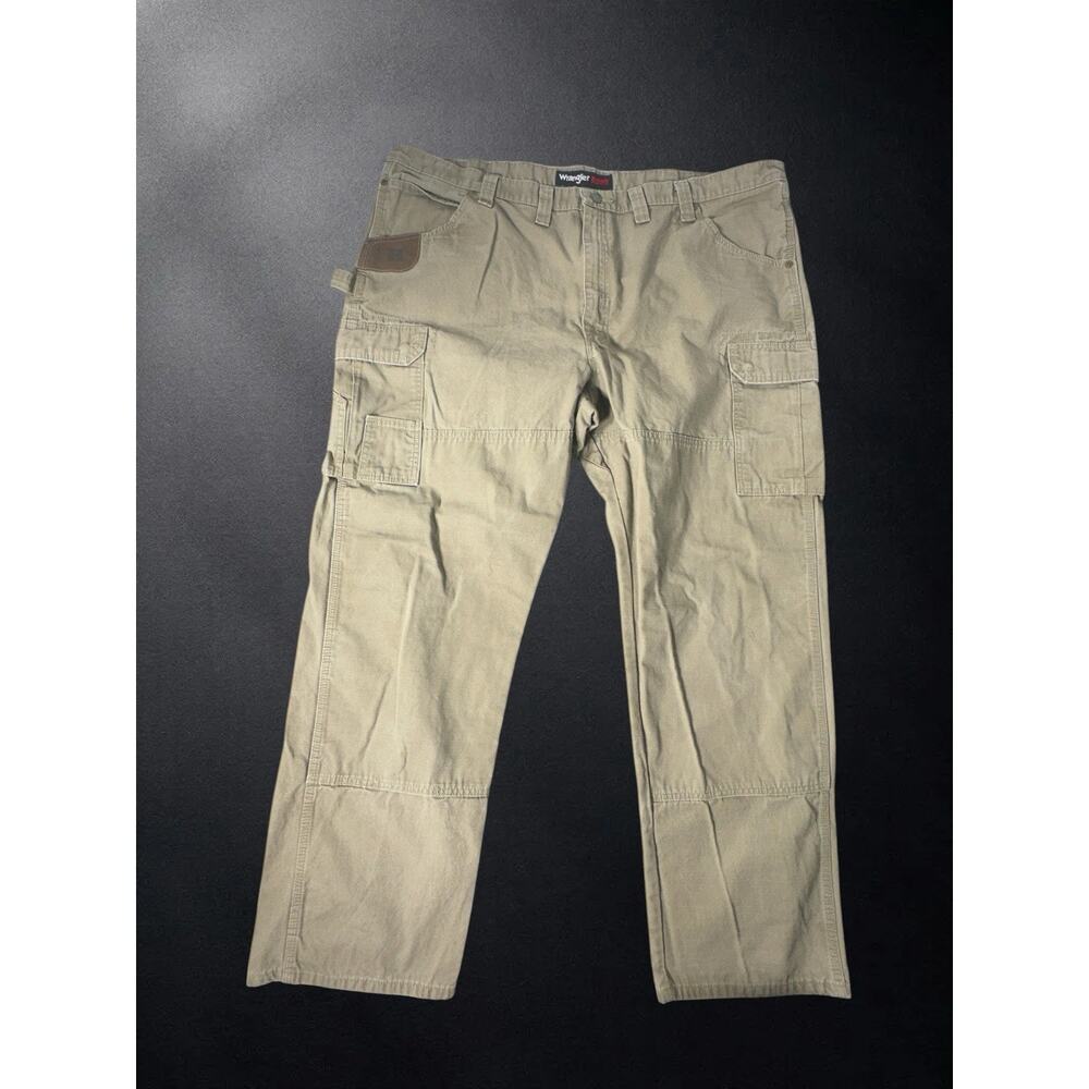Wrangler Riggs Workwear Carpenter Pants 46x32 Khaki Utility Work Pants Mens